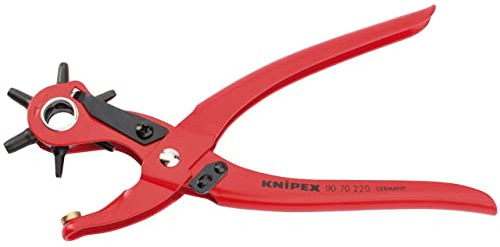 Knipex 87161 220mm 6 Head Revolving Punch Pliers