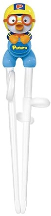 Edison Friends Penguin Chopsticks Training, Beginner, Brain Training, Learning, Korean Food, Japanese Food Dinner, Japanese Sushi, 1 Step to Learn Chopsticks, Made in Korea (Pororo Left Hand)