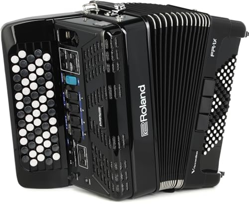 Roland FR-1XB Premium V-Accordion Lite with 62 Buttons and Speakers, Black