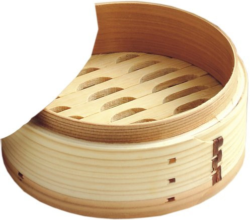 MTI cedar Chinese bamboo steamer only 13cm 4336913 (Japan import / The package and the manual are written in Japanese)