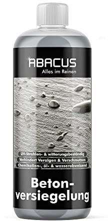 ABACUS® Betonversiegelung, Steinversiegelung, Dachversiegelung, Ziegelversiegelung, Dachpfannenversiegelung, Zementversiegelung, Tonversiegelung, Gipsversiegelung – Betonversiegelung 1000 ml (2115)