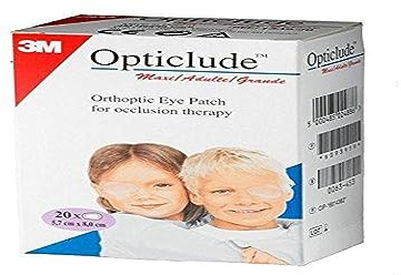 Opticlude 1539 Orthoptische Augenklappen für Jungen und Mädchen, farbig, Maxi-Größe, 20 Stück