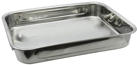 Elo 5362526 plat rectangulaire inox, plat, plat au four, plat a rotir, gratin, grand plat gratin, inox, 27,5 x 20,4 x 6 cm