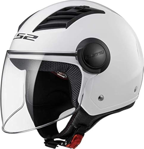 Airflow L OF562 Motorradhelm, robust S weiß