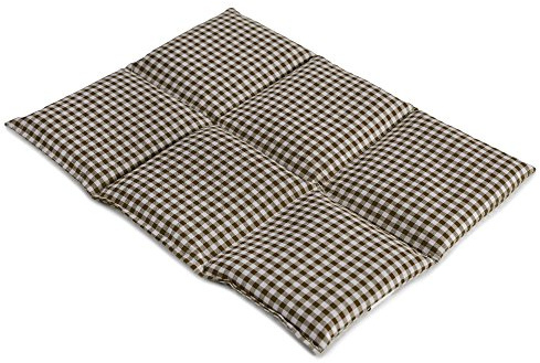 Giraffenland Traubenkernkissen groß 40x30cm 6-Kammer - braun-weiß - Wärme und Kälte - Kissen 30x40 - Traubenkern - braun-weiß