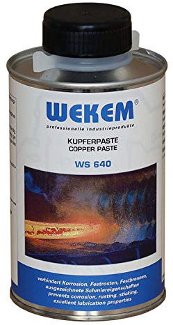 Wekem 500g Kupferpaste in der praktischen Pinseldose WS640