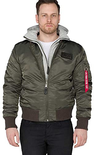 Alpha Industries MA-1 D-Tec Bomberjacka för män Rep.Grey