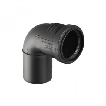 Geberit 390524141 Bogen Silent-PP mit Muffe, 87.5 Grad DN 110