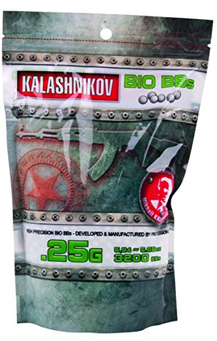 Kalashnikov Softair BIO BBs 0.25 g Kal. 6 mm 3.200 Stück weiß, 123601