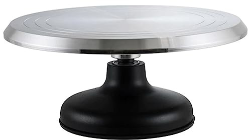 Winco Soporte Giratorio para decoración de Pasteles, 30,5 cm, Color Plateado