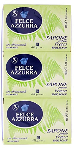 Felce Azzurra - Seife, frischer Duft, 3 x 100 g, insgesamt 300 g