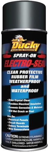 DUCKY PRODUCTS Electro-Seal: Electrical Water Proofing, Spray on Clear Protective Rubber Film, 11 oz