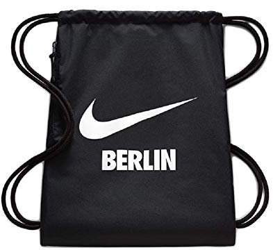 Nike BA5851 2018 Bolsa de Cuerdas para el Gimnasio 45 cm, Negro/Blanco