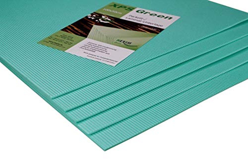20 m2 de insonorización Base Base para suelo laminado y parqué, 3 mm – XPS Green