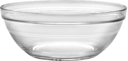 Duralex - LYS Stackable Clear Bowl 20 cm (7 7/8 in) Set of 6