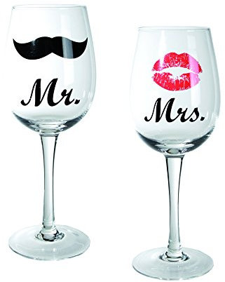 Out of the blue Set 2 Copa Cristal, 2 Unidad (Paquete de 1), 2