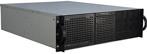 INTER-tech IPC 3U-30240 48,26 cm 19 tum 6 x 5,25 EXT. 12 x 3,5 tum. 14 x 2,5 tum. o. PSU