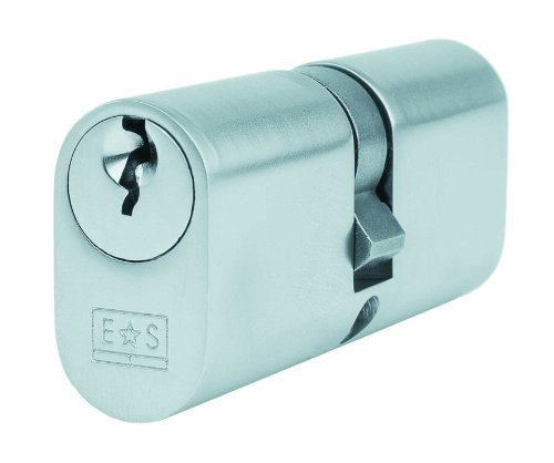 City Deco Centre Architectural Range 5 Pin Oval Double Cylinder 70mm - Finish - Satin Chrome (SC)