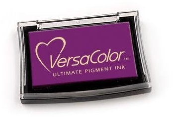 Tsukineko 10 x 6 cm VersaColor Pigment Stempelkissen, violett