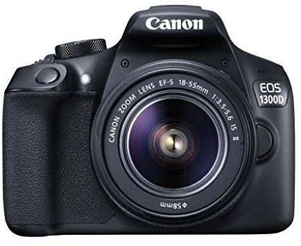 Canon EOS 1300D EF-S 18-55 IS II – 55 is fotocamera reflex nero