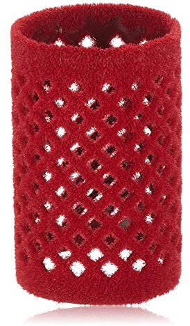 Efalock Bigodini in metallo rosso, 40 mm, confezione da 12 pezzi, colore rosso, 40 mm, confezione da 12