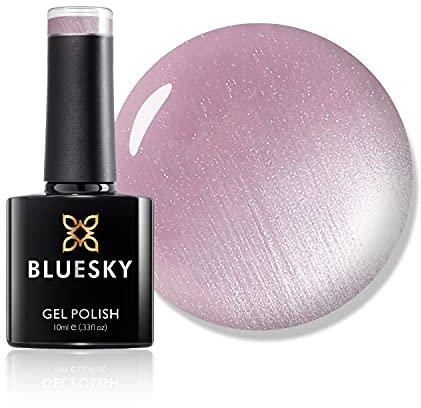 Bluesky Gel Nail Polish, Strawberry Smoothie - 80512, Pink, Long Lasting, Chip Resistant, 10ml (Requires Drying Under UV or LED Lamp)