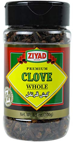 Ziyad Shaker Whole Clove Ready for Baharat, Lebanese Spice Blends, No Additives, No Preservatives, 3.5oz