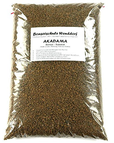 Akadama, bonsai soil, 2 liter, double line brand, fine
