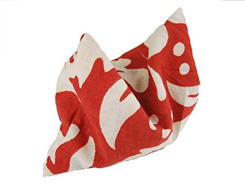 Miniblings Kräuterkissen Schlafkissen Erkältung 26x17cm rot braun beige Muster