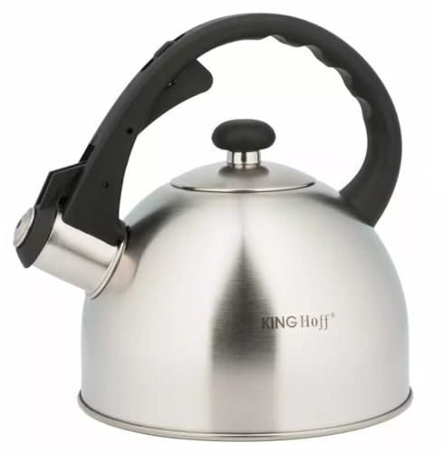 2 Liter Flötenkessel Whistling Kettle Induktion Teekanne Wasserkanne Wasserkessel Edelstahl Matte
