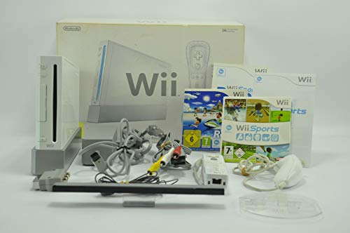 Nintendo Console Wii blanche + accessoires (inclus Wii Sports + Wii Sports Resort)