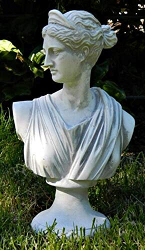 JS Garten Deko Beton Figur Skulptur Statue Büste Paolina von Canova H 31 cm Dekofigur und Gartenskulptur
