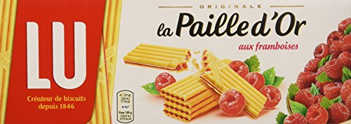 LU Oro paja con frambuesas, 170 g, 8 unidades