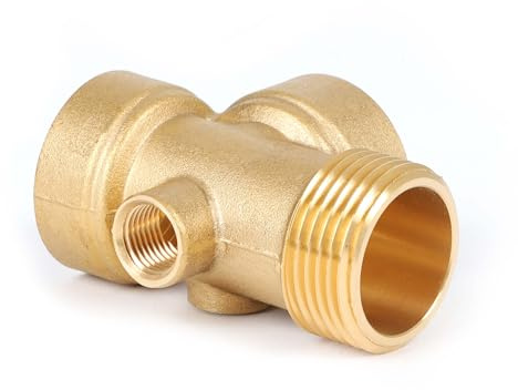 Racor 4 vías latón DN25 1DN13 1/4 rosca hembra manómetro bomba grupo de presión vaso de expansión