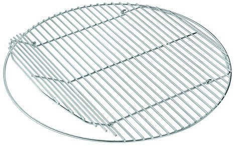 RÖSLE Grillrost, Hochwertiger Grillrost aus Edelstahl 18/0 passend für RÖSLE Grills No.1 SPORT F60, klappbar, spülmaschinengeeignet, Schwarz