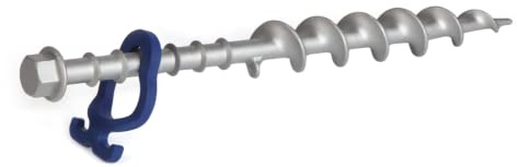 Peggy Peg Brunner 0304057N - Articoli da campeggio - Picchetto a vite Peggy Peg in alluminio 30cm, colore: sabbia, set da 2 pz., 610/124