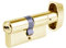 Tesa Assa Abloy T65B4030L Cilindro De Seguridad Estándar T60 Latonado 40 x 30 mm Llave - Botón Leva Larga