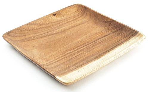 Plato cuenco de madera plato de madera madera 15 cm almacenaje decorativo