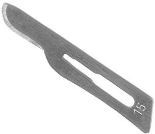 Ratiomed Einmal- Skalpellklingen, steril, Carbonstahl, Figur 15, 100 Stück