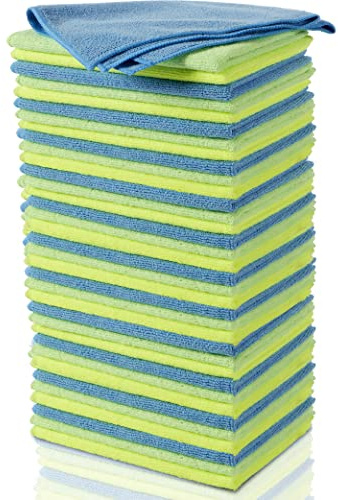 Zwipes Microfiber Towel Cleaning Cloths, 36 Pack, Assorted, (737)