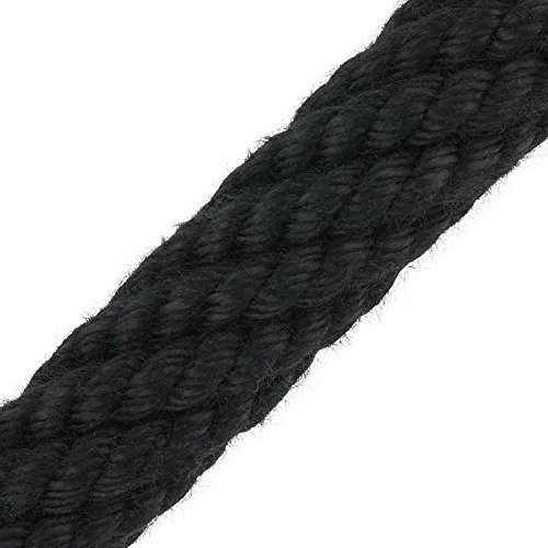 Pasamanos de cuerda de acrílico 40 mm negro de escalera de cuerda de escaleras Absperseil decoración de soga para codo