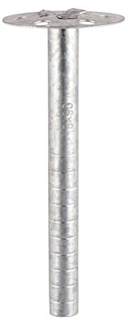 Timco mif60 BZP Metall Dämmstoffdübel Schraube M8 x 60 – Zink (Bag Of 100)
