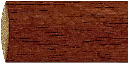 Barra Madera Lisa 1,8 Metros x 28 mm. Nogal
