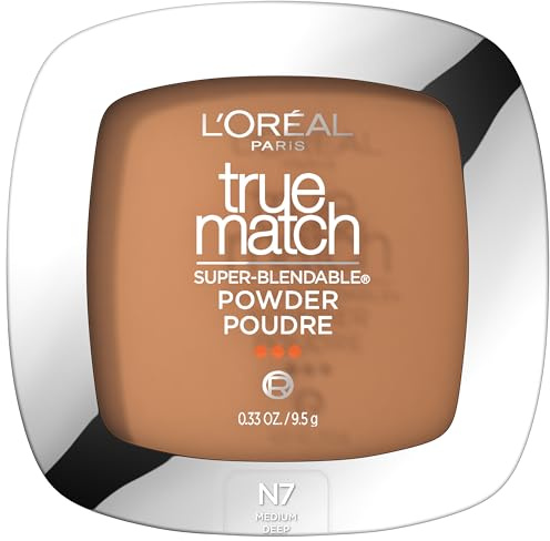 L'Oreal True Match Super-Blendable Powder, Classic Tan N7, 0.30 Ounce
