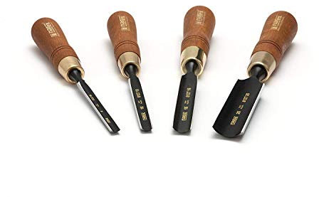 Narex Gouge Set Premium, 4 Pieces (8/10/16/26 mm)