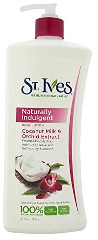 St. Ives Softening Hand & Body Lotion Moisturizer for Dry Skin Coconut & Orchid Made with 100% Natural Moisturizers 21 oz