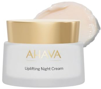 AHAVA Uplift Nachtcreme - Reichhaltige Creme für Straffung & Festigkeit, Anti-Aging Gegen Tiefe Falten, mit Osmoter, Tripeptid 38 & Shea Butter, 1.7 fl.oz