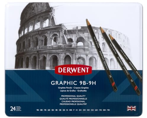 Derwent Grafiska pennor set 24 stycken