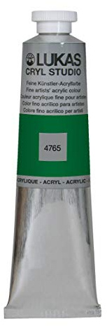 LUKAS Cryl Studio 75 ml, Acrylfarbe in Premium-Qualität, Saftgrün beige