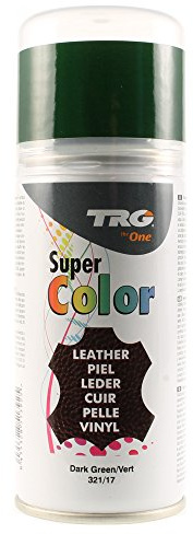 TRG The One Super Color, Spray Dye for Leather Shoes, 321 Dark Green, 150 ml